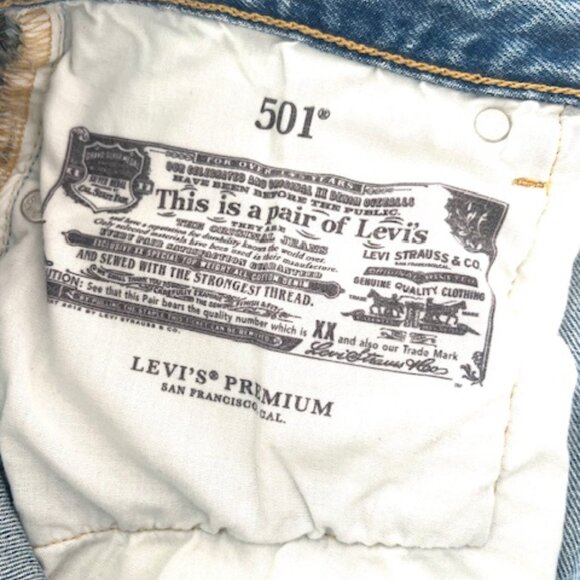 Levi's 501 Distressed Boyfriend Sz 27 NWOT - Picture 8 of 8